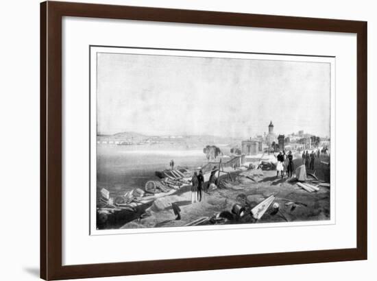 Sebastopol from the Rear of Fort Nicholas, 1900-William Simpson-Framed Giclee Print