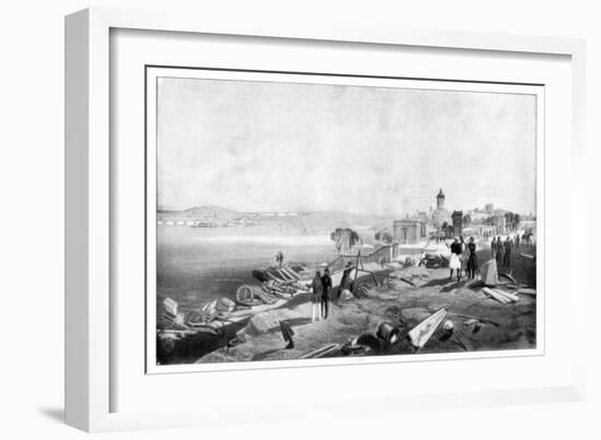 Sebastopol from the Rear of Fort Nicholas, 1900-William Simpson-Framed Giclee Print