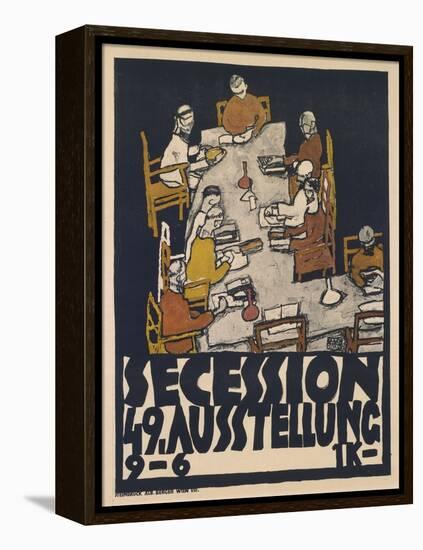 Secession 49. Ausstellung (Secession 49. Exhibition), 1918 (Colour Litho)-Egon Schiele-Framed Premier Image Canvas