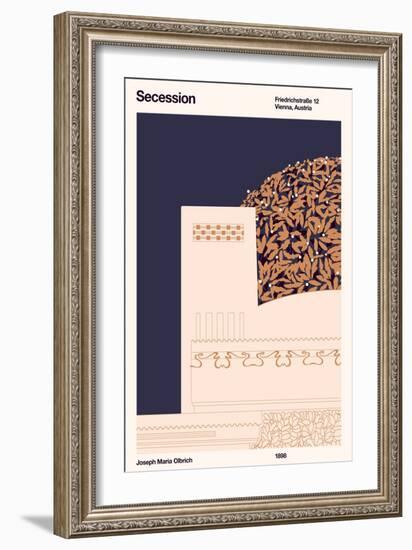 Secession Cream-Florent Bodart-Framed Giclee Print