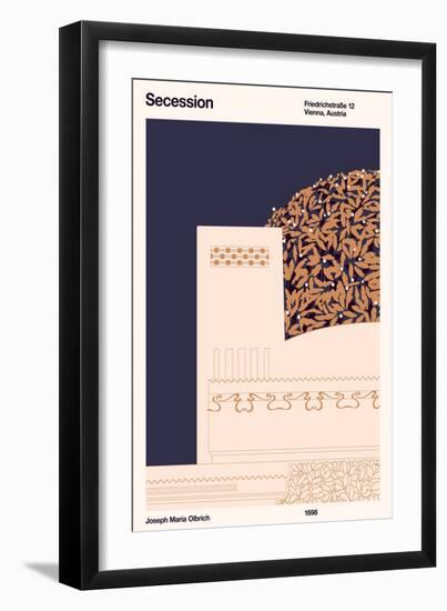 Secession Cream-Florent Bodart-Framed Giclee Print