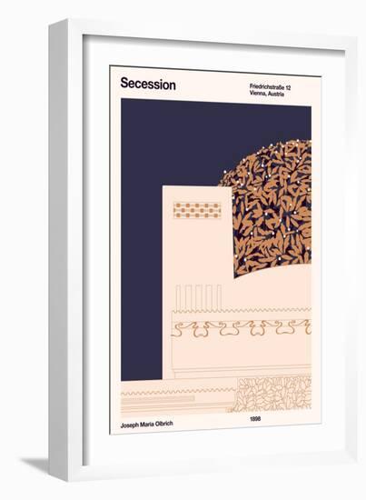 Secession Cream-Florent Bodart-Framed Giclee Print