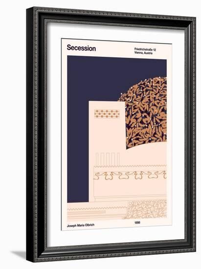 Secession Cream-Florent Bodart-Framed Giclee Print