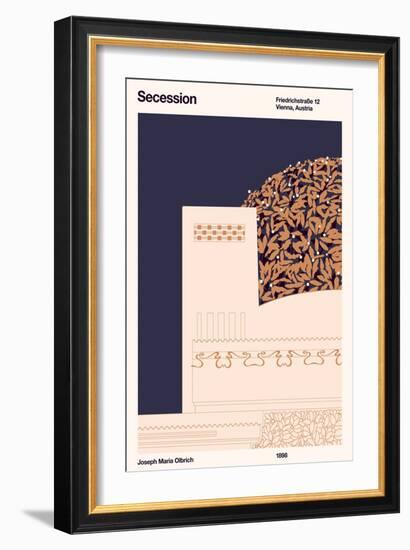 Secession Cream-Florent Bodart-Framed Giclee Print