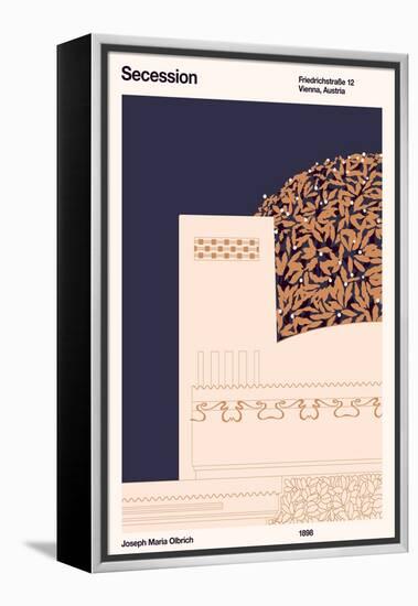 Secession Cream-Florent Bodart-Framed Premier Image Canvas