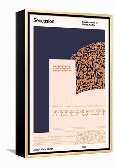 Secession Cream-Florent Bodart-Framed Premier Image Canvas