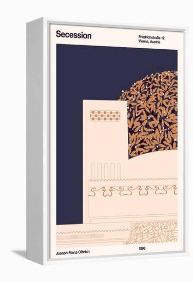 Secession Cream-Florent Bodart-Framed Premier Image Canvas