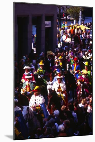 Sechselauten Celebration, Zurich, Switzerland-null-Mounted Photographic Print