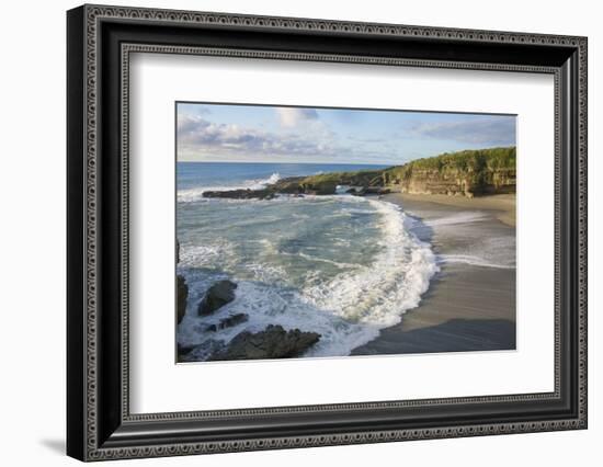 Secluded beach marking the end of the Truman Track, Punakaiki, Paparoa National Park, Buller distri-Ruth Tomlinson-Framed Photographic Print