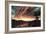 Secluded Landscape in the Sunset-Frederic Edwin Church-Framed Art Print