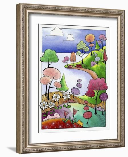 Secluded Peninsula-Sandra Willard-Framed Giclee Print