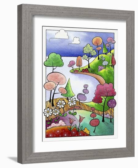 Secluded Peninsula-Sandra Willard-Framed Giclee Print