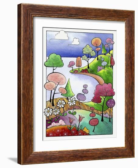 Secluded Peninsula-Sandra Willard-Framed Giclee Print