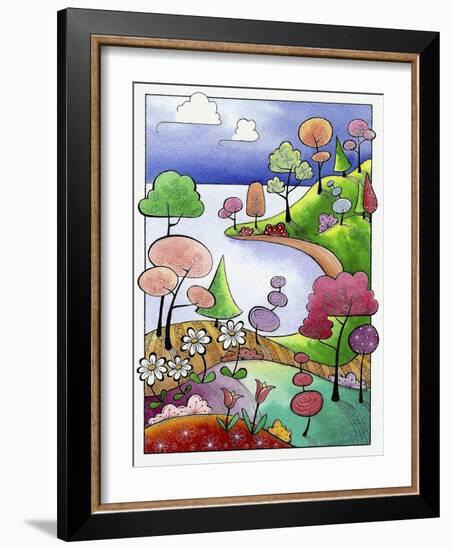 Secluded Peninsula-Sandra Willard-Framed Giclee Print