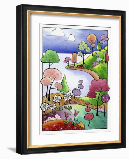 Secluded Peninsula-Sandra Willard-Framed Giclee Print