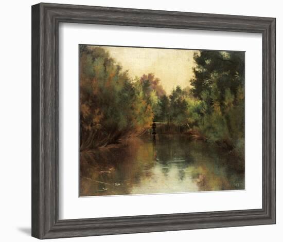 Secluded Pond-Gustav Klimt-Framed Giclee Print