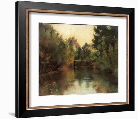 Secluded Pond-Gustav Klimt-Framed Giclee Print