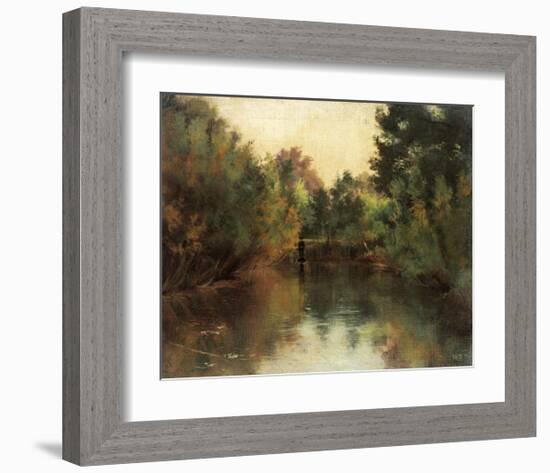 Secluded Pond-Gustav Klimt-Framed Giclee Print