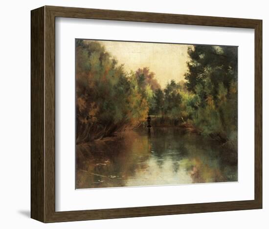 Secluded Pond-Gustav Klimt-Framed Giclee Print