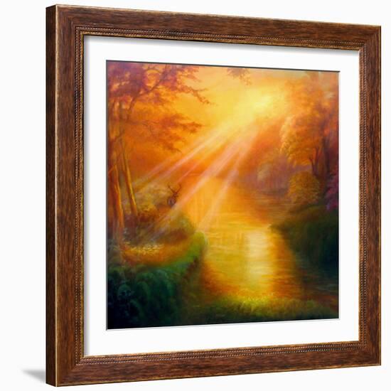 Second Awakening, 2023, (Oil on Canvas)-Lee Campbell-Framed Giclee Print
