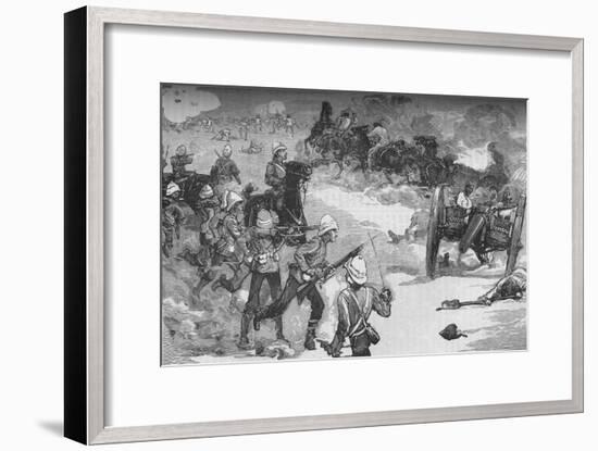 'Second Battle of Kassassin (September 9): Capture of Two Krup Guns by the Royyal Marines', c1882-Unknown-Framed Giclee Print