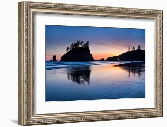 Second Beach at Olympic National Park, Washington, USA-null-Framed Art Print