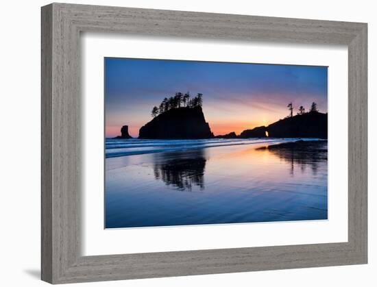 Second Beach at Olympic National Park, Washington, USA-null-Framed Art Print