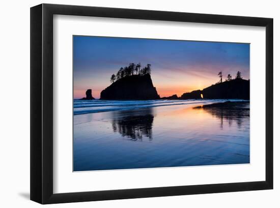 Second Beach at Olympic National Park, Washington, USA-null-Framed Art Print