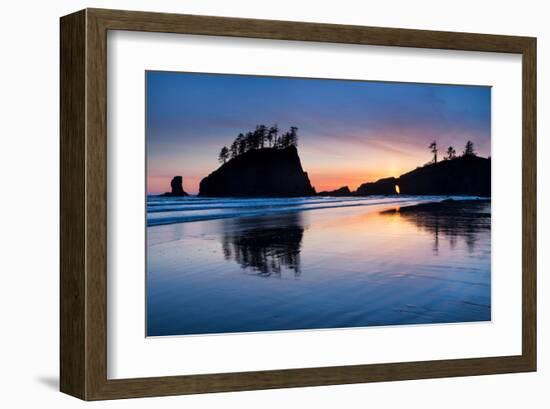 Second Beach at Olympic National Park, Washington, USA-null-Framed Art Print