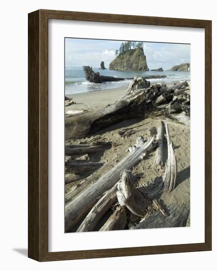 Second Beach, Olympic National Park, Unesco World Heritage Site, Washington State, USA-Ethel Davies-Framed Photographic Print