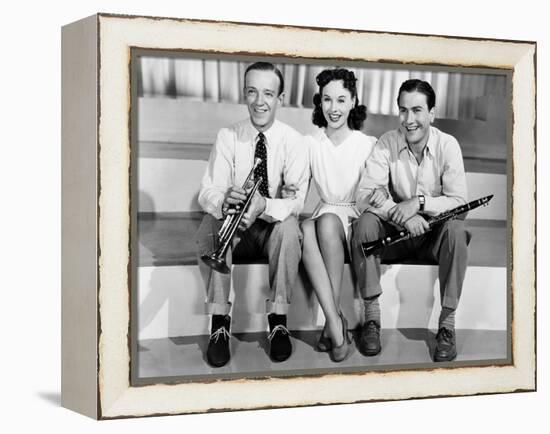 Second Chorus, Fred Astaire, Paulette Goddard, Artie Shaw, 1940-null-Framed Stretched Canvas