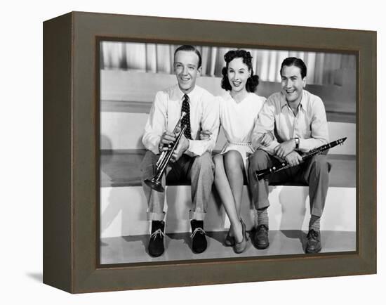 Second Chorus, Fred Astaire, Paulette Goddard, Artie Shaw, 1940-null-Framed Stretched Canvas