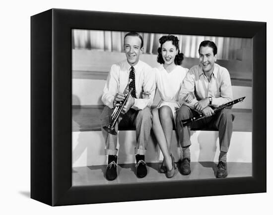 Second Chorus, Fred Astaire, Paulette Goddard, Artie Shaw, 1940-null-Framed Stretched Canvas