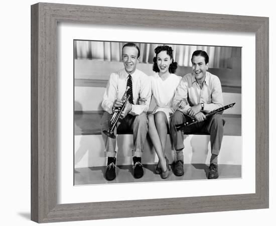 Second Chorus, Fred Astaire, Paulette Goddard, Artie Shaw, 1940-null-Framed Photo