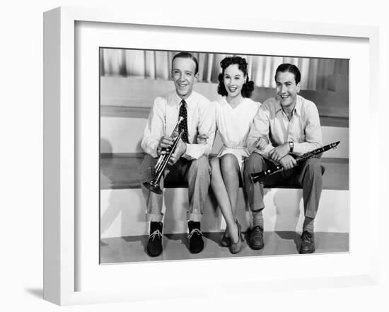 Second Chorus, Fred Astaire, Paulette Goddard, Artie Shaw, 1940-null-Framed Premium Photographic Print