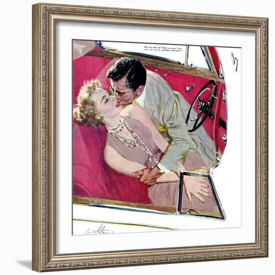 Second Class Marriage  - Saturday Evening Post "Leading Ladies", July 23, 1955 pg.23-Coby Whitmore-Framed Giclee Print