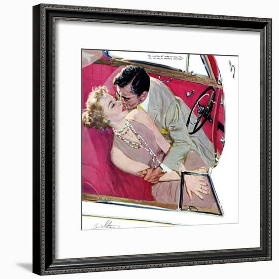 Second Class Marriage  - Saturday Evening Post "Leading Ladies", July 23, 1955 pg.23-Coby Whitmore-Framed Giclee Print