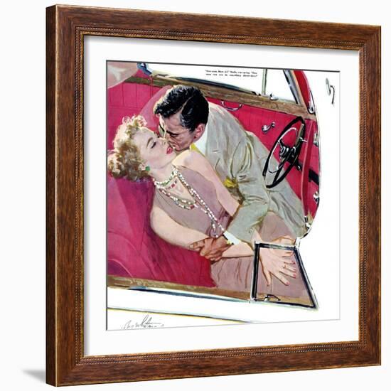 Second Class Marriage  - Saturday Evening Post "Leading Ladies", July 23, 1955 pg.23-Coby Whitmore-Framed Giclee Print