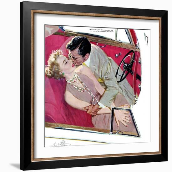 Second Class Marriage  - Saturday Evening Post "Leading Ladies", July 23, 1955 pg.23-Coby Whitmore-Framed Giclee Print