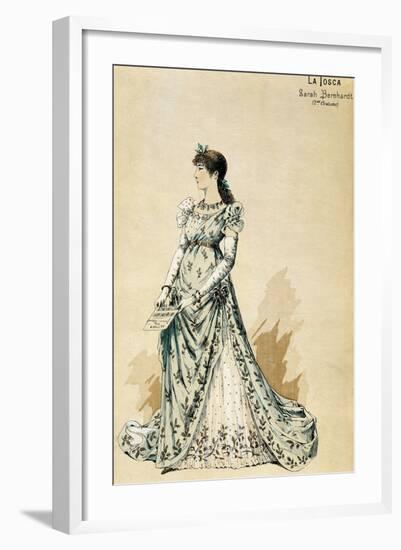 Second Costume for Actress Sarah Bernhardt-null-Framed Giclee Print