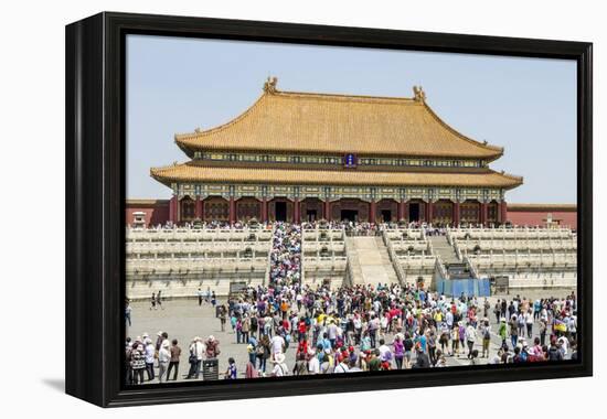 Second Courtyard and Hall of Supreme Harmony Forbidden City, Beijing China-Michael DeFreitas-Framed Premier Image Canvas