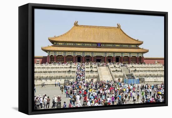 Second Courtyard and Hall of Supreme Harmony Forbidden City, Beijing China-Michael DeFreitas-Framed Premier Image Canvas