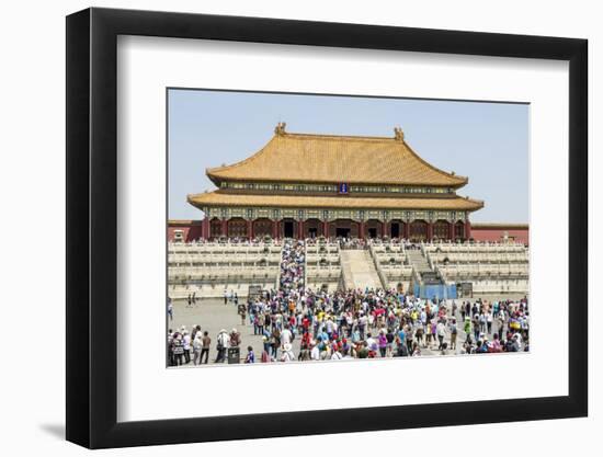 Second Courtyard and Hall of Supreme Harmony Forbidden City, Beijing China-Michael DeFreitas-Framed Photographic Print