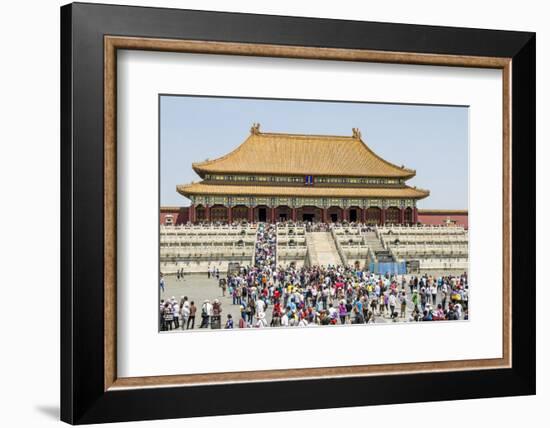 Second Courtyard and Hall of Supreme Harmony Forbidden City, Beijing China-Michael DeFreitas-Framed Photographic Print