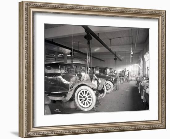 Second Hand Car Shop, 1921-Asahel Curtis-Framed Giclee Print