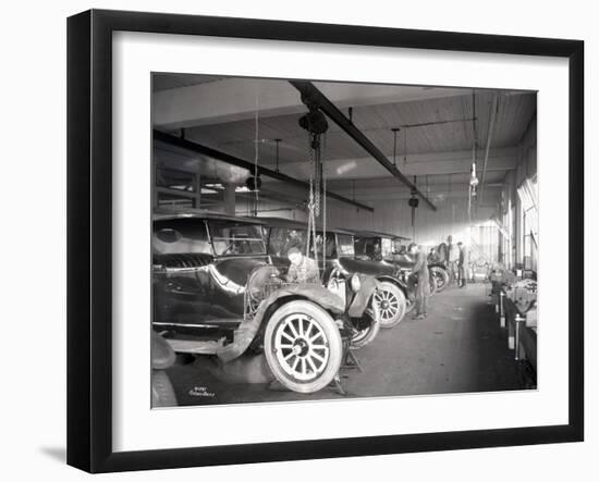 Second Hand Car Shop, 1921-Asahel Curtis-Framed Giclee Print