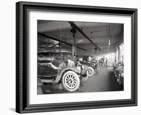 Second Hand Car Shop, 1921-Asahel Curtis-Framed Giclee Print