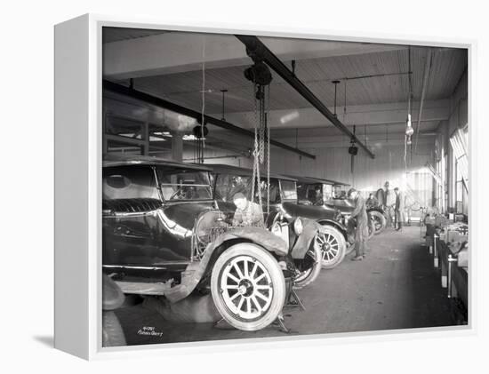Second Hand Car Shop, 1921-Asahel Curtis-Framed Premier Image Canvas