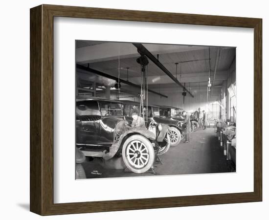 Second Hand Car Shop, 1921-Asahel Curtis-Framed Giclee Print