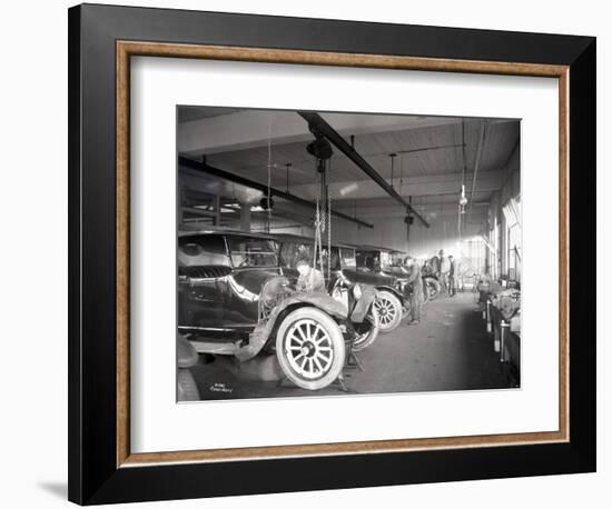 Second Hand Car Shop, 1921-Asahel Curtis-Framed Giclee Print